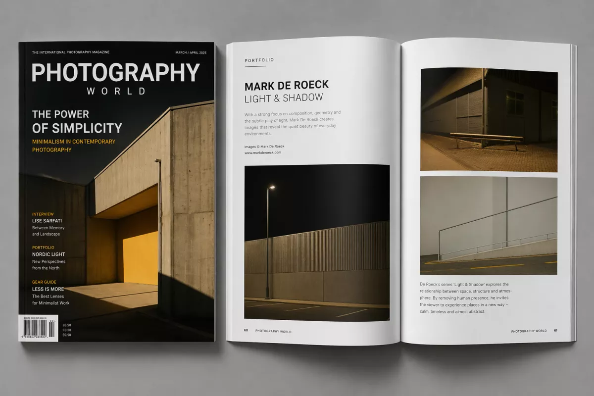 Work by Mark De Roeck included in international photography magazine